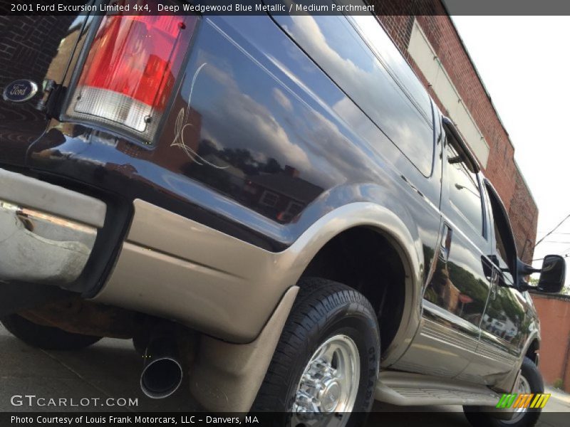 Deep Wedgewood Blue Metallic / Medium Parchment 2001 Ford Excursion Limited 4x4