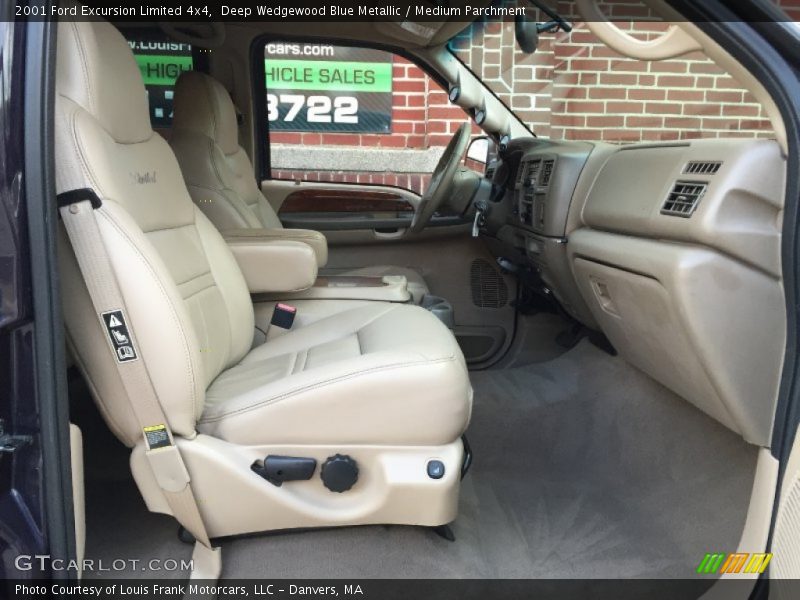 Deep Wedgewood Blue Metallic / Medium Parchment 2001 Ford Excursion Limited 4x4