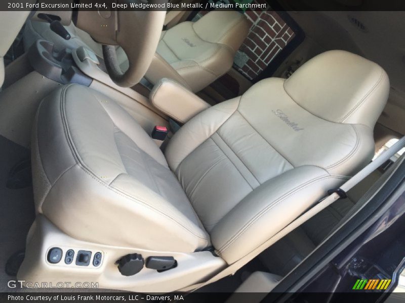 Deep Wedgewood Blue Metallic / Medium Parchment 2001 Ford Excursion Limited 4x4