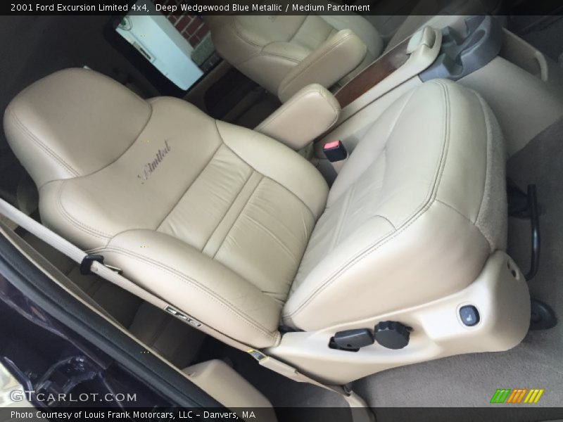 Deep Wedgewood Blue Metallic / Medium Parchment 2001 Ford Excursion Limited 4x4
