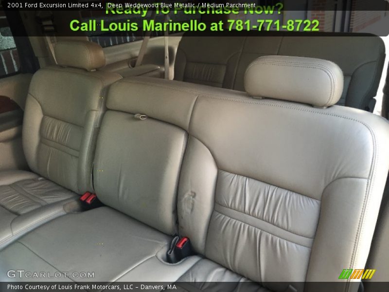 Deep Wedgewood Blue Metallic / Medium Parchment 2001 Ford Excursion Limited 4x4