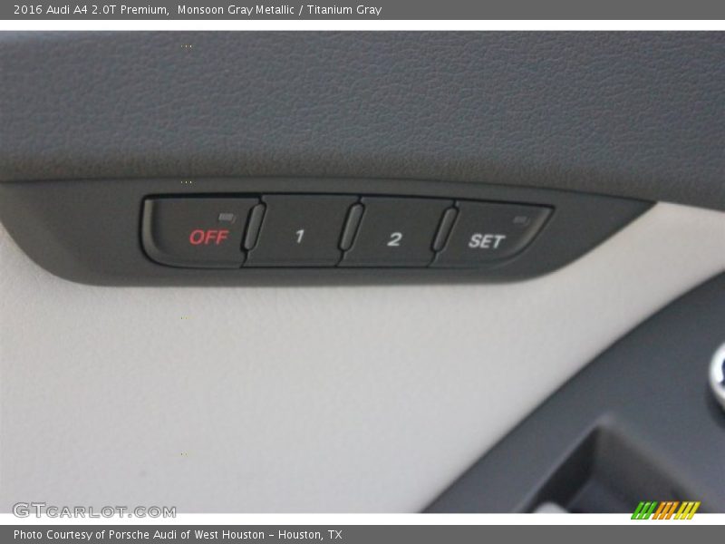 Controls of 2016 A4 2.0T Premium