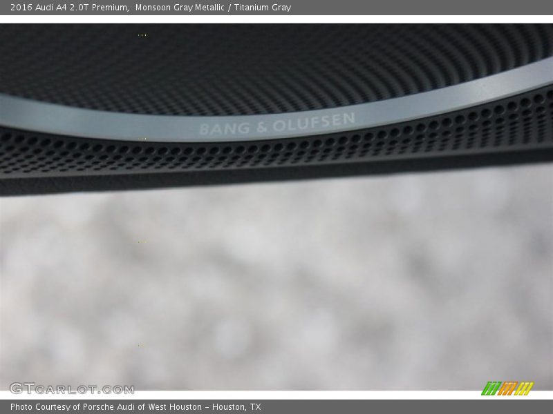 Monsoon Gray Metallic / Titanium Gray 2016 Audi A4 2.0T Premium