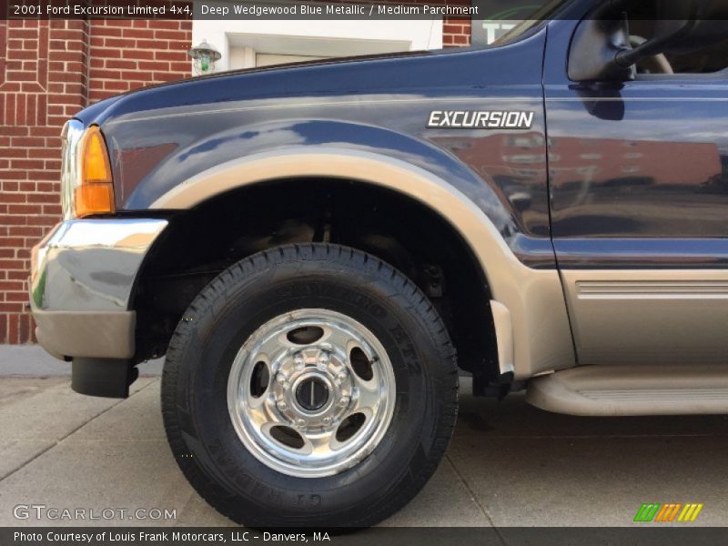 Deep Wedgewood Blue Metallic / Medium Parchment 2001 Ford Excursion Limited 4x4