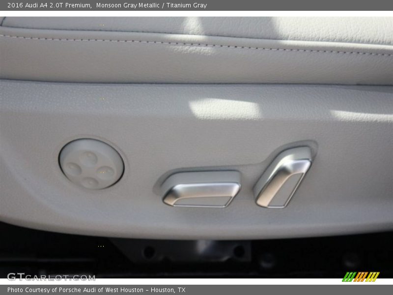 Monsoon Gray Metallic / Titanium Gray 2016 Audi A4 2.0T Premium