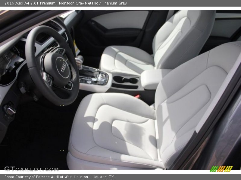 Front Seat of 2016 A4 2.0T Premium