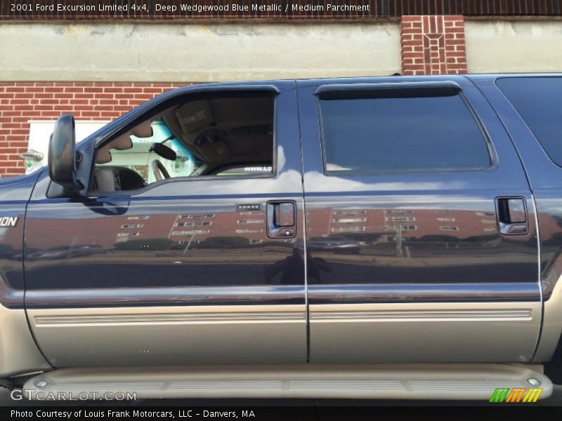 Deep Wedgewood Blue Metallic / Medium Parchment 2001 Ford Excursion Limited 4x4