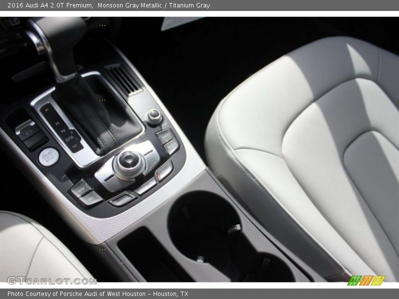 Monsoon Gray Metallic / Titanium Gray 2016 Audi A4 2.0T Premium