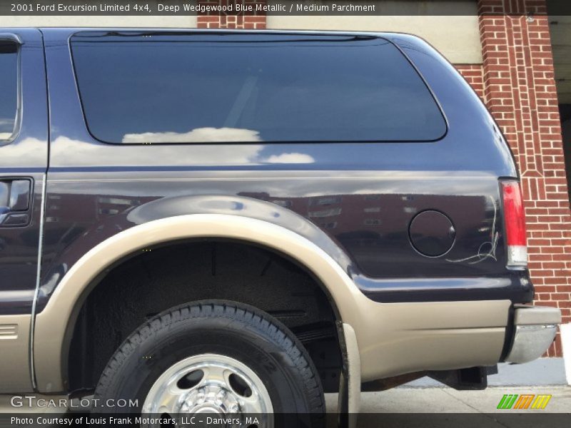 Deep Wedgewood Blue Metallic / Medium Parchment 2001 Ford Excursion Limited 4x4