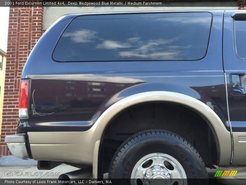 Deep Wedgewood Blue Metallic / Medium Parchment 2001 Ford Excursion Limited 4x4