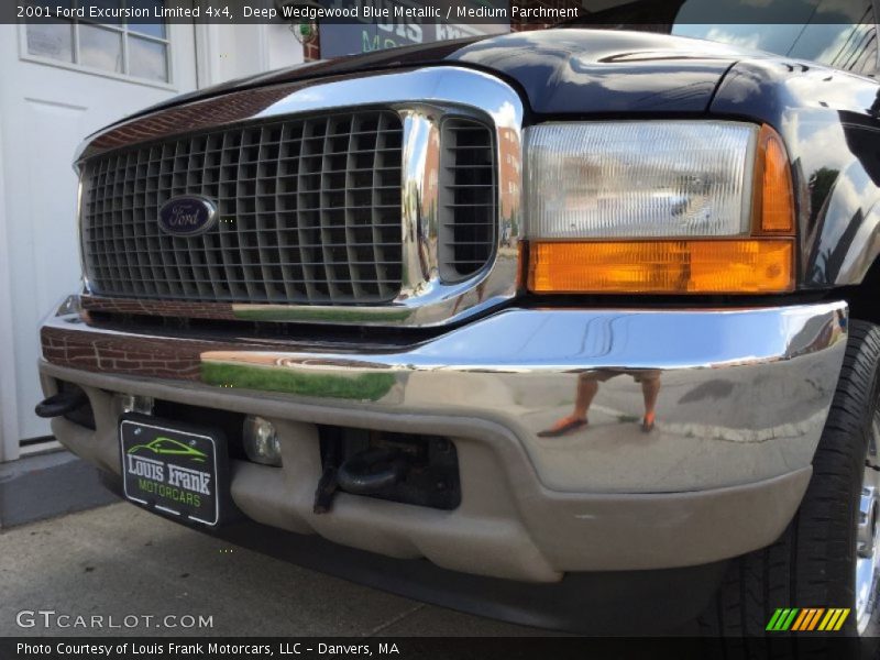 Deep Wedgewood Blue Metallic / Medium Parchment 2001 Ford Excursion Limited 4x4