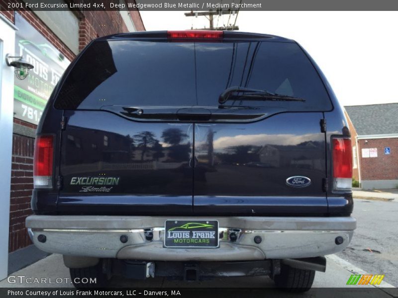 Deep Wedgewood Blue Metallic / Medium Parchment 2001 Ford Excursion Limited 4x4