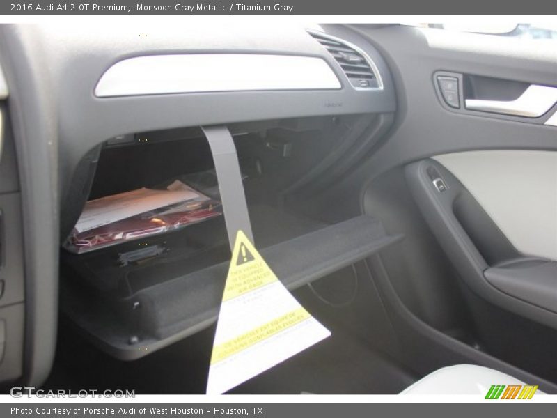 Monsoon Gray Metallic / Titanium Gray 2016 Audi A4 2.0T Premium