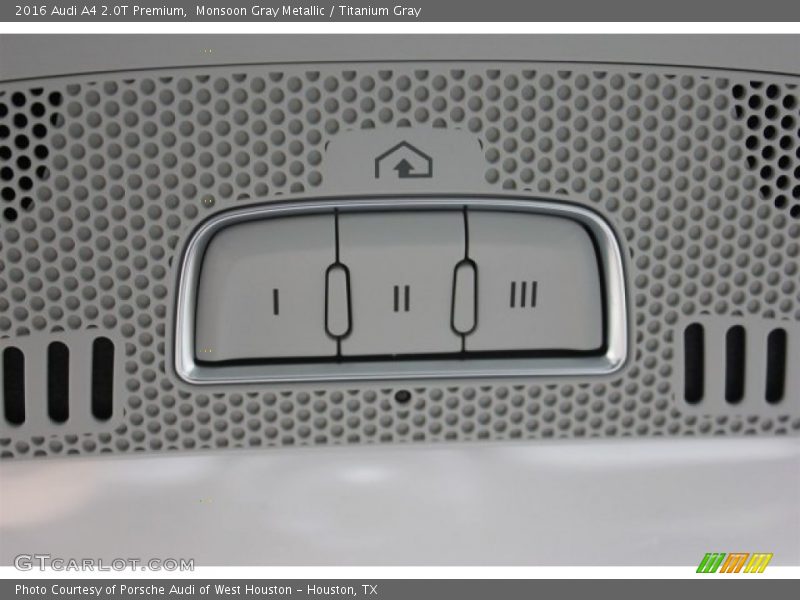 Monsoon Gray Metallic / Titanium Gray 2016 Audi A4 2.0T Premium