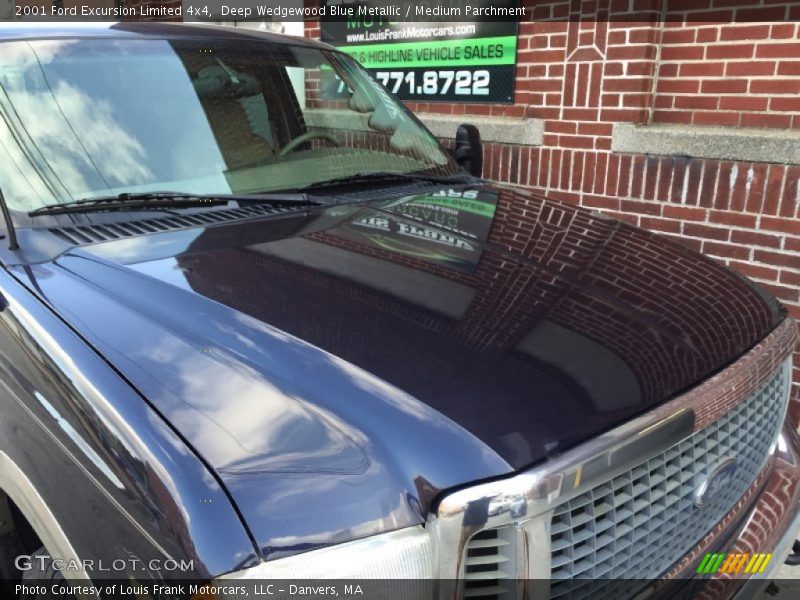 Deep Wedgewood Blue Metallic / Medium Parchment 2001 Ford Excursion Limited 4x4