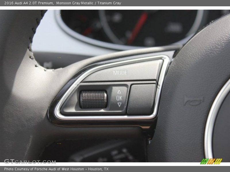 Monsoon Gray Metallic / Titanium Gray 2016 Audi A4 2.0T Premium