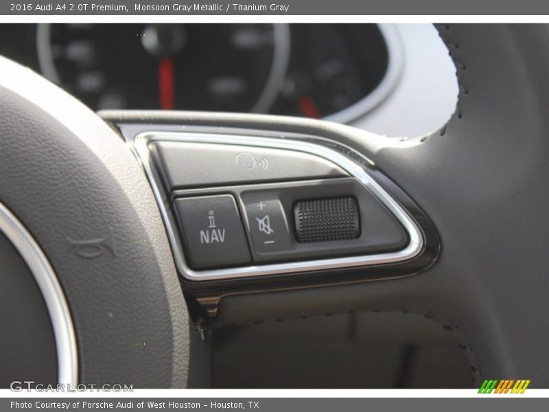 Monsoon Gray Metallic / Titanium Gray 2016 Audi A4 2.0T Premium