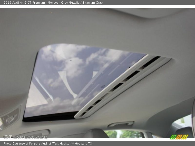 Monsoon Gray Metallic / Titanium Gray 2016 Audi A4 2.0T Premium
