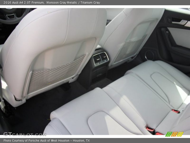 Rear Seat of 2016 A4 2.0T Premium