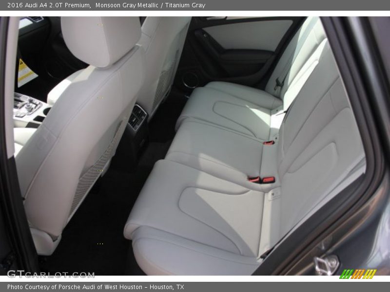 Rear Seat of 2016 A4 2.0T Premium