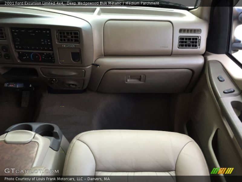 Deep Wedgewood Blue Metallic / Medium Parchment 2001 Ford Excursion Limited 4x4