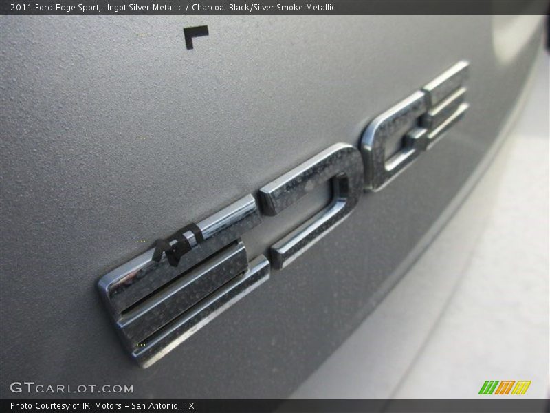 Ingot Silver Metallic / Charcoal Black/Silver Smoke Metallic 2011 Ford Edge Sport