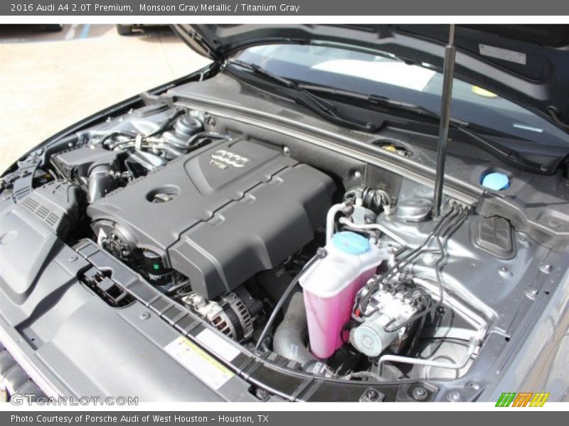 Monsoon Gray Metallic / Titanium Gray 2016 Audi A4 2.0T Premium
