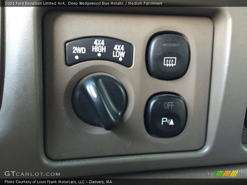 Deep Wedgewood Blue Metallic / Medium Parchment 2001 Ford Excursion Limited 4x4