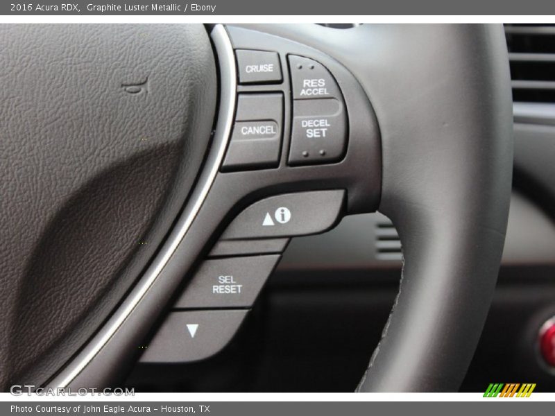Graphite Luster Metallic / Ebony 2016 Acura RDX