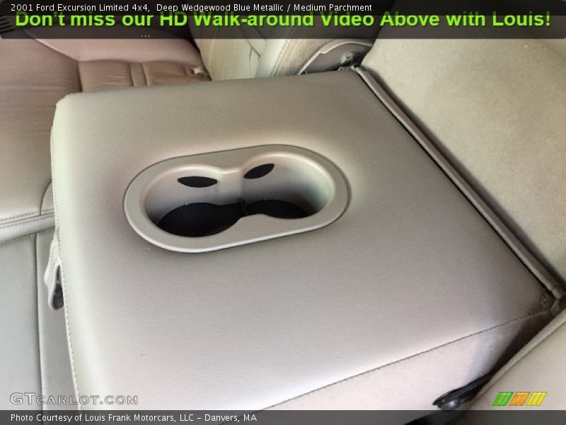 Deep Wedgewood Blue Metallic / Medium Parchment 2001 Ford Excursion Limited 4x4