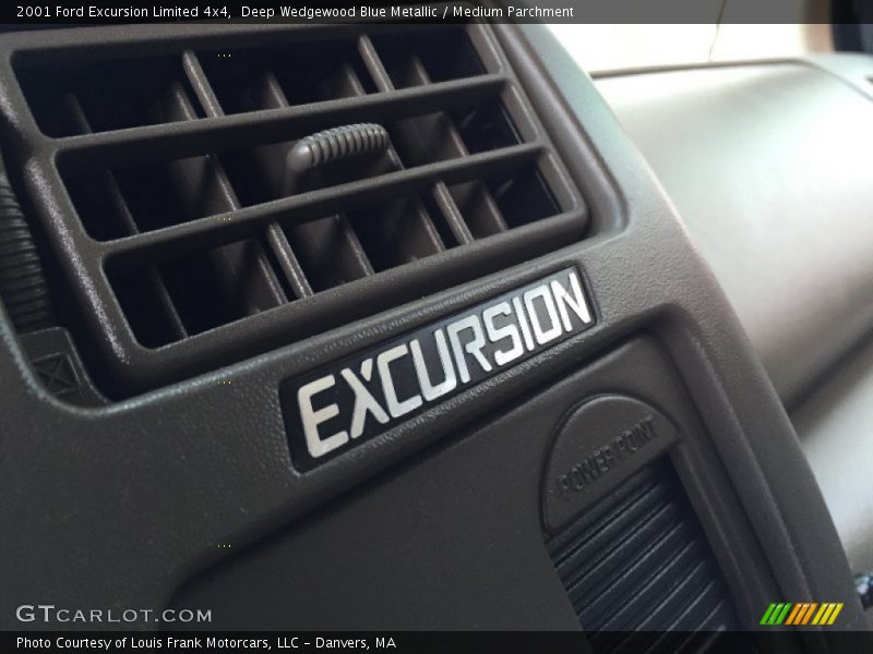 Deep Wedgewood Blue Metallic / Medium Parchment 2001 Ford Excursion Limited 4x4