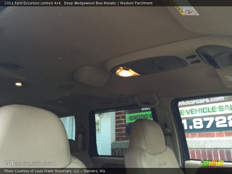 Deep Wedgewood Blue Metallic / Medium Parchment 2001 Ford Excursion Limited 4x4