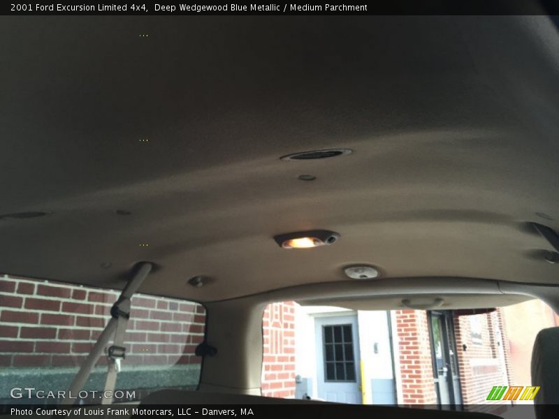 Deep Wedgewood Blue Metallic / Medium Parchment 2001 Ford Excursion Limited 4x4