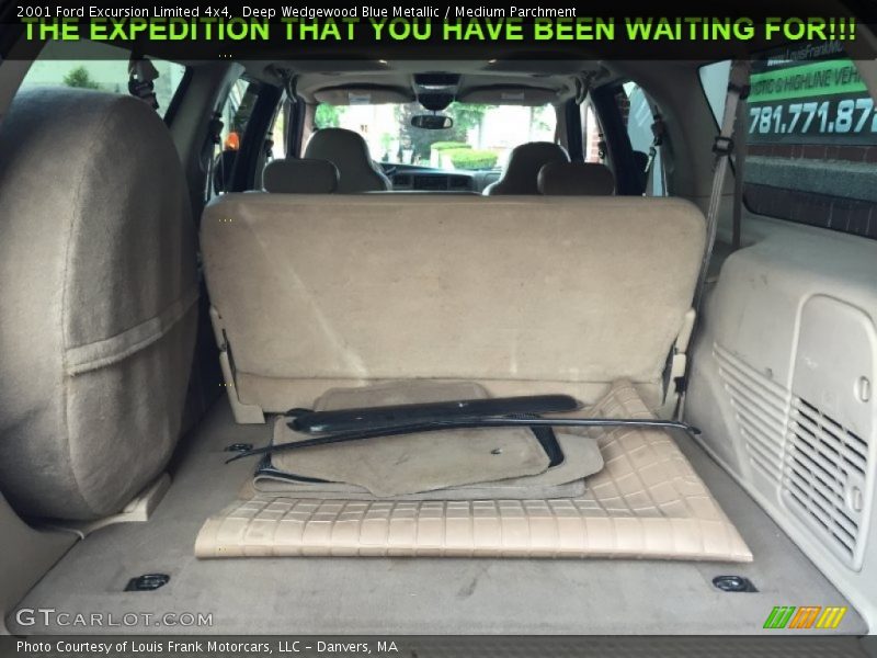Deep Wedgewood Blue Metallic / Medium Parchment 2001 Ford Excursion Limited 4x4