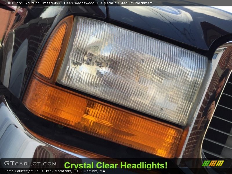 Deep Wedgewood Blue Metallic / Medium Parchment 2001 Ford Excursion Limited 4x4