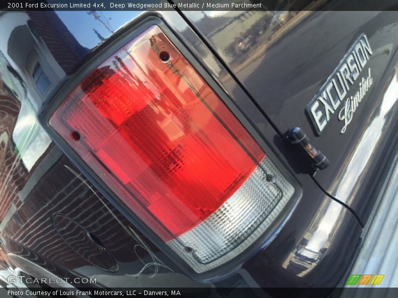 Deep Wedgewood Blue Metallic / Medium Parchment 2001 Ford Excursion Limited 4x4