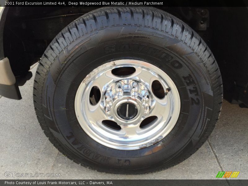 Deep Wedgewood Blue Metallic / Medium Parchment 2001 Ford Excursion Limited 4x4