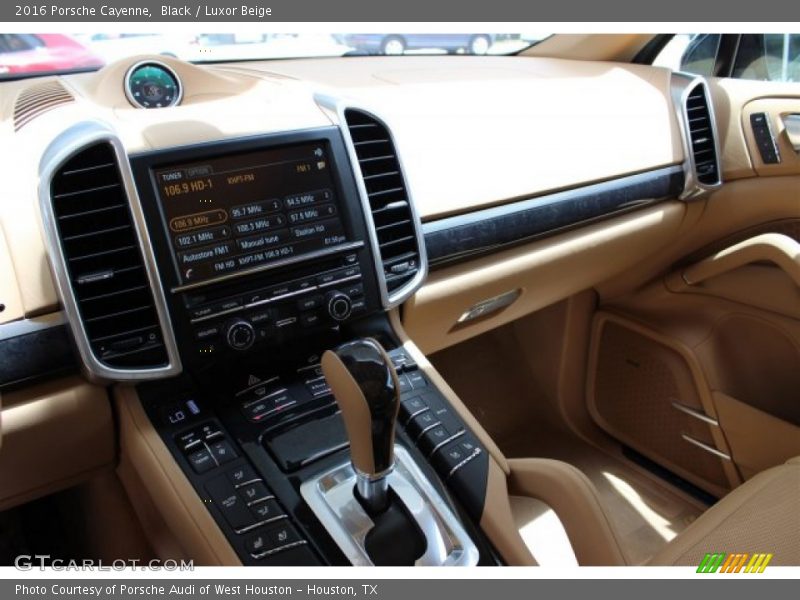 Black / Luxor Beige 2016 Porsche Cayenne