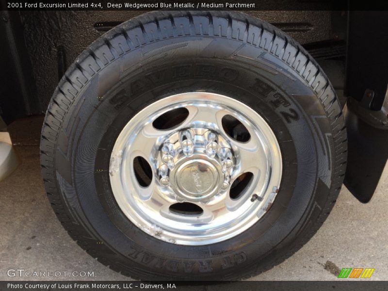 Deep Wedgewood Blue Metallic / Medium Parchment 2001 Ford Excursion Limited 4x4