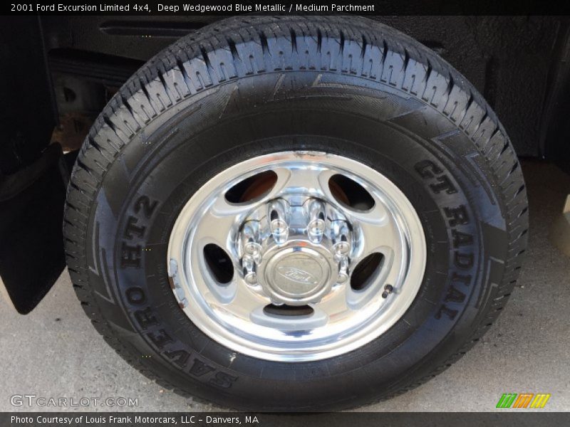 Deep Wedgewood Blue Metallic / Medium Parchment 2001 Ford Excursion Limited 4x4