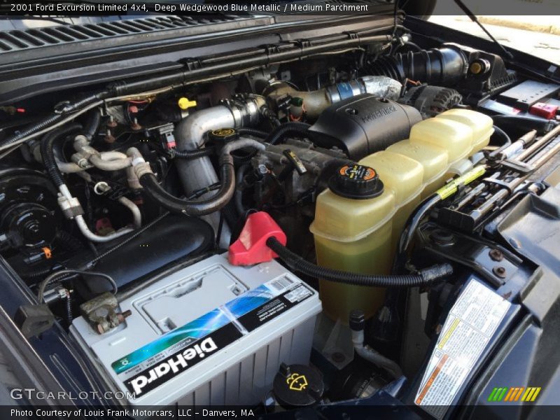 Deep Wedgewood Blue Metallic / Medium Parchment 2001 Ford Excursion Limited 4x4