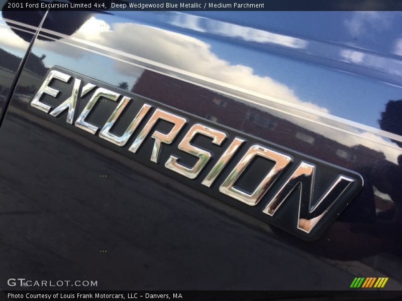 Deep Wedgewood Blue Metallic / Medium Parchment 2001 Ford Excursion Limited 4x4