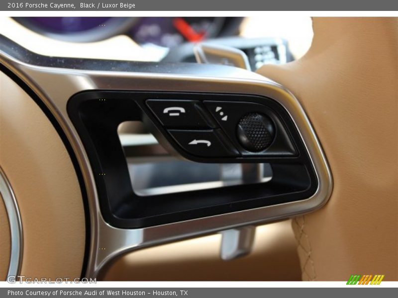 Black / Luxor Beige 2016 Porsche Cayenne