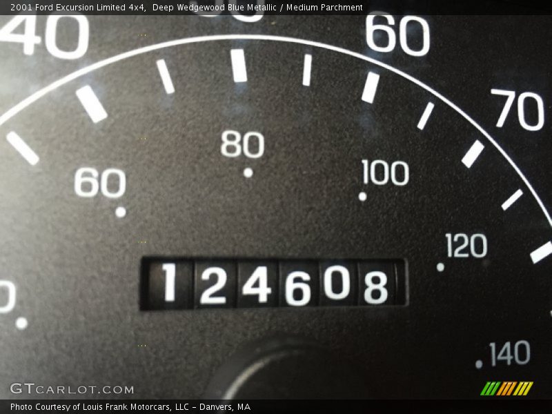 Deep Wedgewood Blue Metallic / Medium Parchment 2001 Ford Excursion Limited 4x4