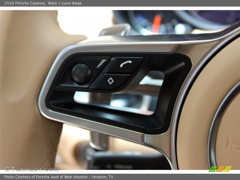 Black / Luxor Beige 2016 Porsche Cayenne