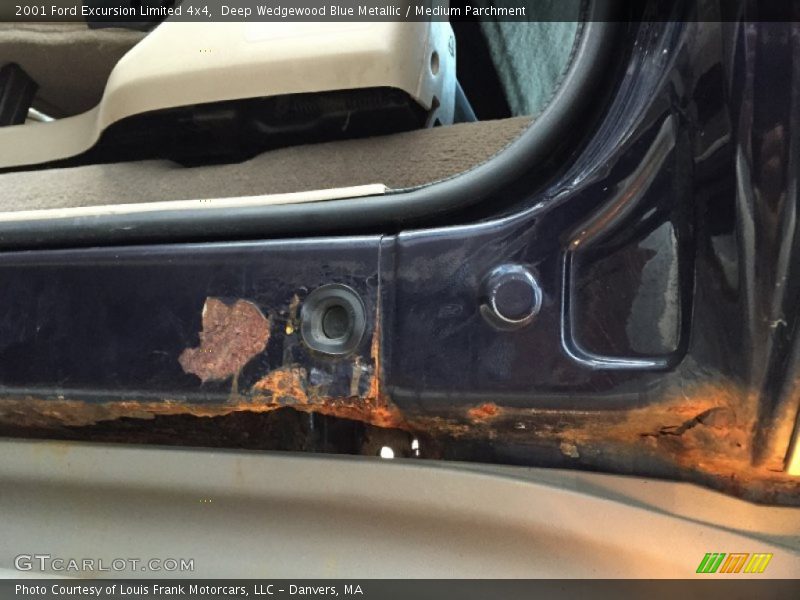 Deep Wedgewood Blue Metallic / Medium Parchment 2001 Ford Excursion Limited 4x4