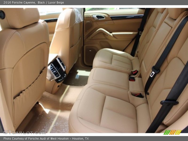 Black / Luxor Beige 2016 Porsche Cayenne