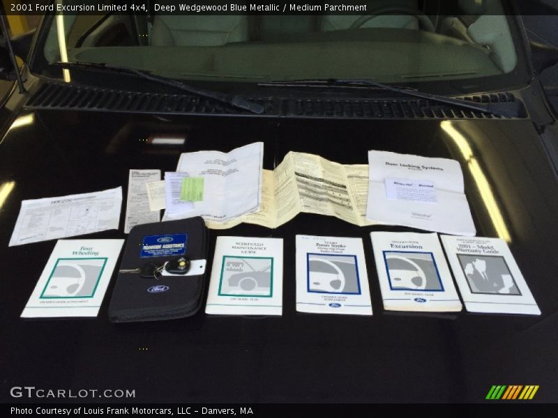 Deep Wedgewood Blue Metallic / Medium Parchment 2001 Ford Excursion Limited 4x4