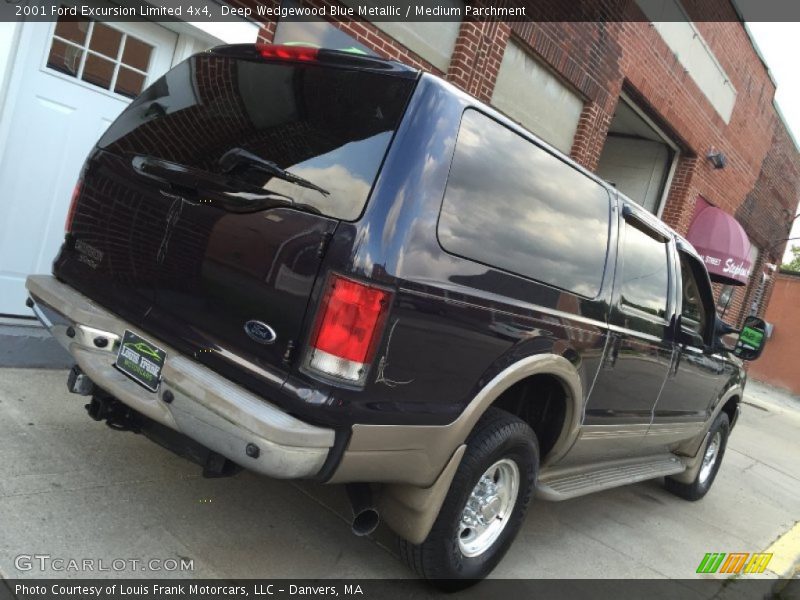 Deep Wedgewood Blue Metallic / Medium Parchment 2001 Ford Excursion Limited 4x4