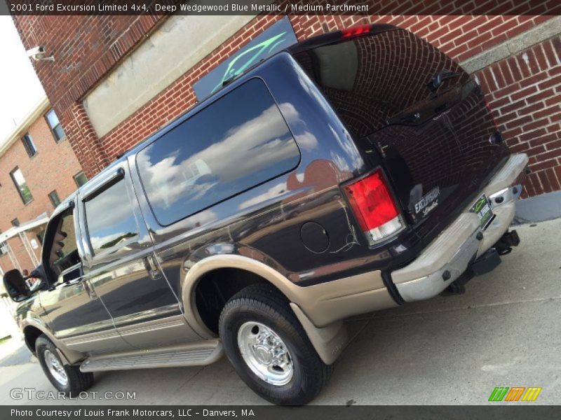 Deep Wedgewood Blue Metallic / Medium Parchment 2001 Ford Excursion Limited 4x4